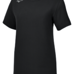 Mizuno camiseta de ataque de manga corta 3.0 chica vestir negro (9090) 668F2292
