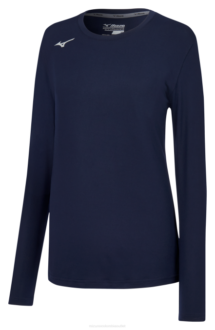 mizuno_camiseta_de_ataque_de_manga_larga_chica_vestir_azul_marino_5151_668f2288.png Mizuno camiseta de ataque de manga larga chica vestir azul marino (5151) 668F2288 - Image 1