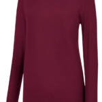 Mizuno camiseta de ataque de manga larga mujer vestir cardenal(1212) 668F2276