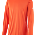 Mizuno camiseta de manga larga hombres vestir naranja (2020) 668F1430