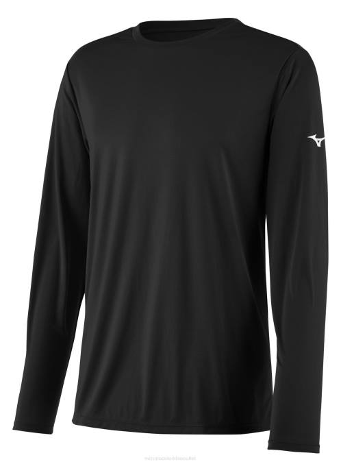 mizuno_camiseta_de_manga_larga_hombres_vestir_negro_9090_668f1426.jpg Mizuno camiseta de manga larga hombres vestir negro (9090) 668F1426 - Image 1