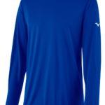 Mizuno camiseta de manga larga hombres vestir real (5252) 668F1434
