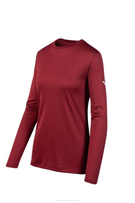 mizuno_camiseta_de_manga_larga_juventud_vestir_cardenal1212_668f1519.jpg Mizuno camiseta de manga larga juventud vestir cardenal(1212) 668F1519 - Image 1