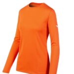 Mizuno camiseta de manga larga juventud vestir naranja (2020) 668F1521