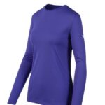 Mizuno camiseta de manga larga juventud vestir púrpura (6060) 668F1527
