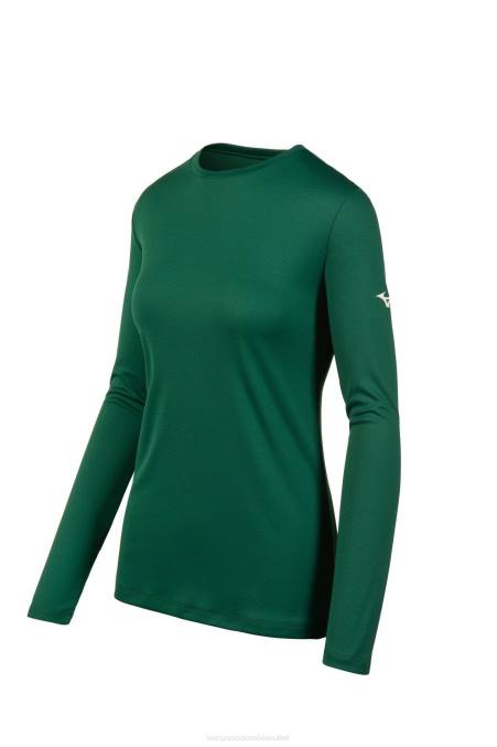 mizuno_camiseta_de_manga_larga_mujer_vestir_bosque4141_668f2106.jpg Mizuno camiseta de manga larga mujer vestir bosque(4141) 668F2106 - Image 1