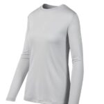 Mizuno camiseta de manga larga mujer vestir gris(9191) 668F2112