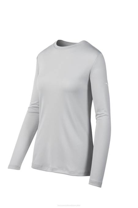 mizuno_camiseta_de_manga_larga_mujer_vestir_gris9191_668f2112.jpg Mizuno camiseta de manga larga mujer vestir gris(9191) 668F2112 - Image 1