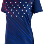 Mizuno camiseta de running de manga corta ecológica imprimible mujer vestir Azul medieval (meme) 668F339