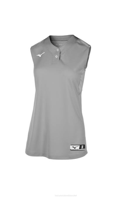 mizuno_camiseta_de_softbol_sin_mangas_aerolite_de_2_botones_juventud_vestir_gris9191_668f2010.jpg Mizuno camiseta de softbol sin mangas aerolite de 2 botones juventud vestir gris(9191) 668F2010 - Image 1