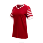 Mizuno camiseta de voleibol de manga corta techno 8 mujer vestir rojo-blanco (1000) 668F2330