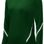 Mizuno camiseta de voleibol de manga larga de generación techno unisexo vestir bosque-blanco(4100) 668F2357