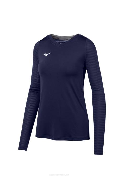 mizuno_camiseta_de_voleibol_de_manga_larga_unida_mujer_vestir_azul_marino_5151_668f2339.jpg Mizuno camiseta de voleibol de manga larga unida mujer vestir azul marino (5151) 668F2339 - Image 1