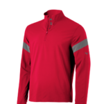Mizuno chaqueta de bateo de manga larga juventud vestir sombra roja (109i) 668F1472
