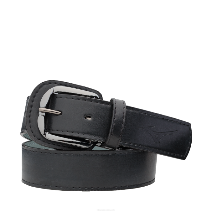 mizuno_cinturon_clasico_juventud_accesorios_negro_9090_668f1007.png Mizuno cinturón clásico juventud accesorios negro (9090) 668F1007 - Image 1