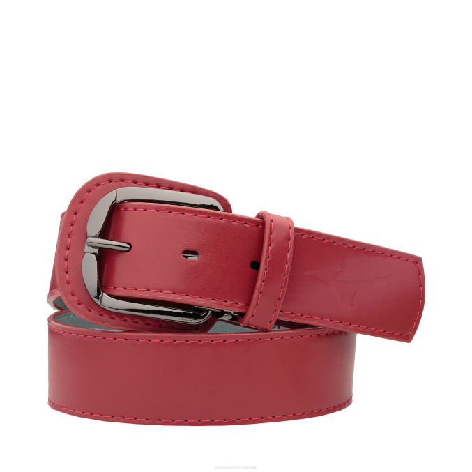 mizuno_cinturon_clasico_juventud_accesorios_rojo_1010_668f1008.png Mizuno cinturón clásico juventud accesorios rojo (1010) 668F1008 - Image 1