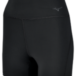 Mizuno desafío 4" apretado mujer vestir negro (9090) 668F2712