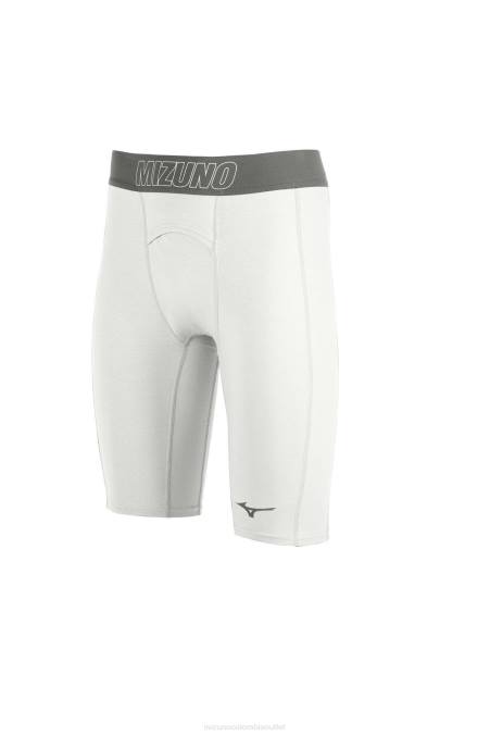 Mizuno el corto de compresión de llegada unisexo vestir blanco (0000) 668F1150 - Image 1