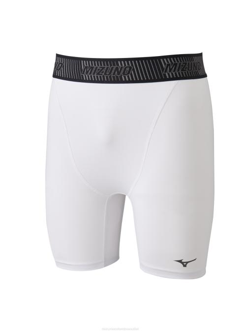 Mizuno frecuencia 8" compresión corta hombres vestir blanco (0000) 668F1464 - Image 1