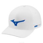Mizuno gorra de golf ajustada tour delta unisexo accesorios blanco (0000) 668F414