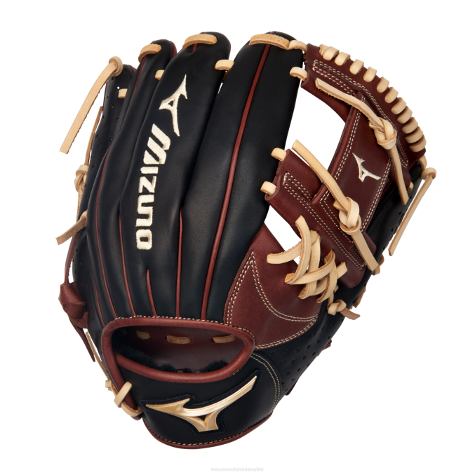 Mizuno guante de béisbol prime elite infield 11.75" unisexo accesorios negro-marrón (r980) 668F578 - Image 1