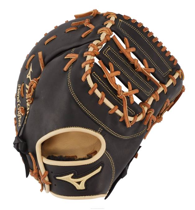 Mizuno guante de primera base de béisbol pro select 12.5" unisexo accesorios negro (fr90) 668F917 - Image 1
