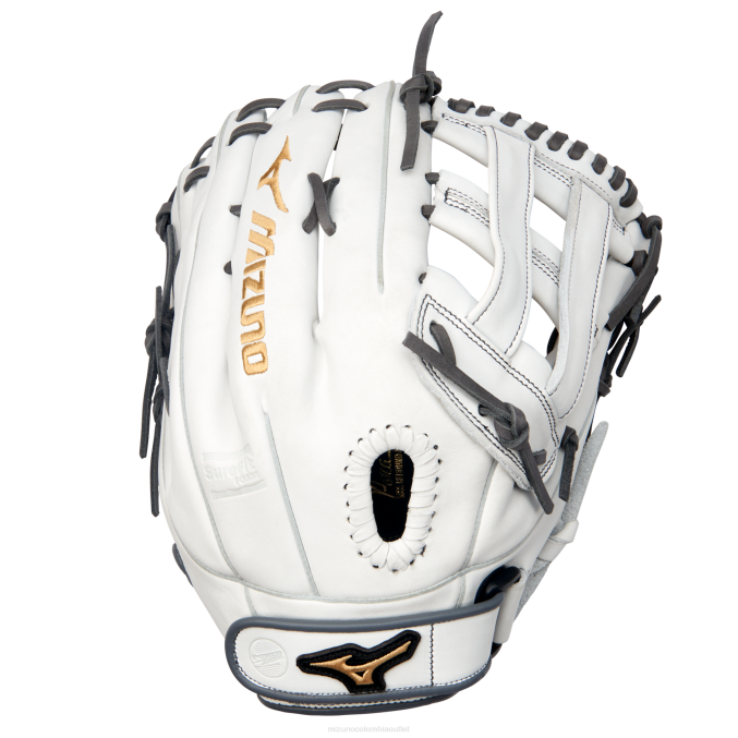 Mizuno Guante de softball mvp prime fastpitch 13" unisexo accesorios blanco-gris(f091) 668F1667 - Image 1
