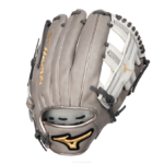 Mizuno guante de sóftbol de lanzamiento rápido pro select 11.75" unisexo accesorios gris-blanco (f730) 668F1650