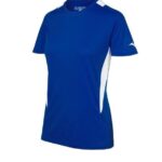 Mizuno jersey de cuello redondo de softbol chica vestir blanco real (5200) 668F2021