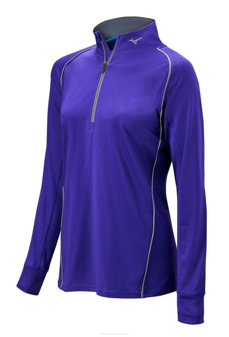 mizuno_jersey_de_manga_larga_con_media_cremallera_comp_mujer_vestir_purpura_6060_668f2510.jpg Mizuno jersey de manga larga con media cremallera comp mujer vestir púrpura (6060) 668F2510 - Image 1