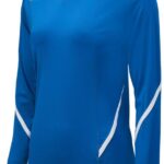Mizuno maillot manga larga generación techno juventud vestir blanco real (5200) 668F2411
