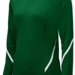 Mizuno maillot manga larga generación techno juventud vestir bosque-blanco(4100) 668F2409