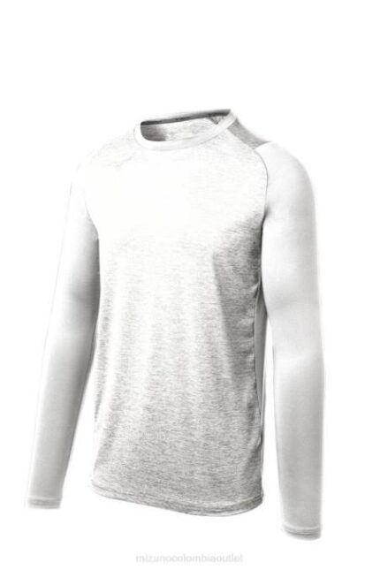 Mizuno manga elástica alfa unisexo vestir blanco (0000) 668F2748