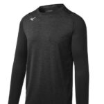 Mizuno manga elástica alfa unisexo vestir negro (9090) 668F2749