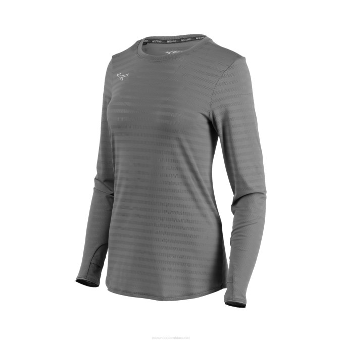mizuno_manga_larga_ecologica_atletica_mujer_vestir_sombra_tranquila_9i9i_668f2140.png Mizuno manga larga ecológica atlética mujer vestir sombra tranquila (9i9i) 668F2140 - Image 1