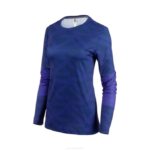 Mizuno manga larga para correr imprimible mujer vestir chaquetón(5858) 668F252