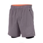 Mizuno pantalón corto alpha eco 7" 2-n-1 hombres vestir imán-negro(9e90) 668F313