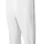 Mizuno pantalón corto de béisbol con ribete premier hombres vestir blanco-negro(0090) 668F1180