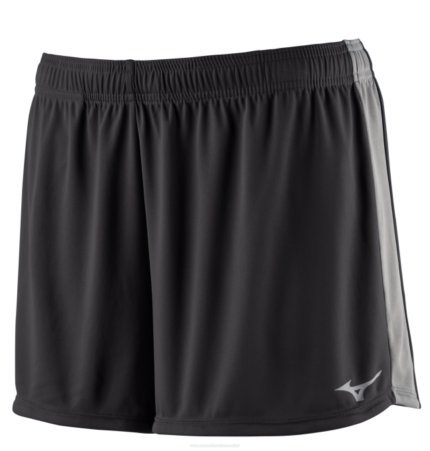 Mizuno pantalón corto de entrenamiento icon 3" chica vestir negro-carbón(9092) 668F2134