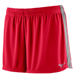Mizuno pantalón corto de entrenamiento icon 3" chica vestir sombra-carbón-rojo 668F2131