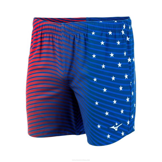Mizuno Pantalón corto imprimible de 5" mujer vestir 20.ptrp.marina (sm28) 668F347 - Image 1