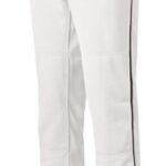 Mizuno pantalón de béisbol con ribete premier pro g2 juventud vestir blanco-negro(0090) 668F1196
