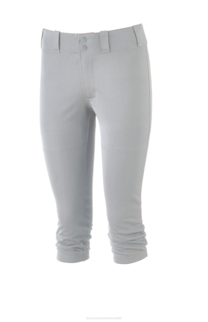 Mizuno pantalón de softbol prospecto mujer vestir gris(9191) 668F1919