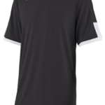 Mizuno playera de beisbol con cuello en v aerolite hombres vestir negro-blanco (9000) 668F1235