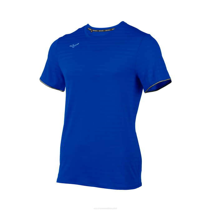 Mizuno playera de manga corta ecológica atlética hombres vestir real (5252) 668F1451 - Image 1