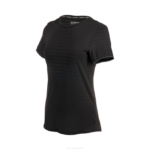 Mizuno playera de manga corta ecológica atlética mujer vestir negro (9090) 668F2146