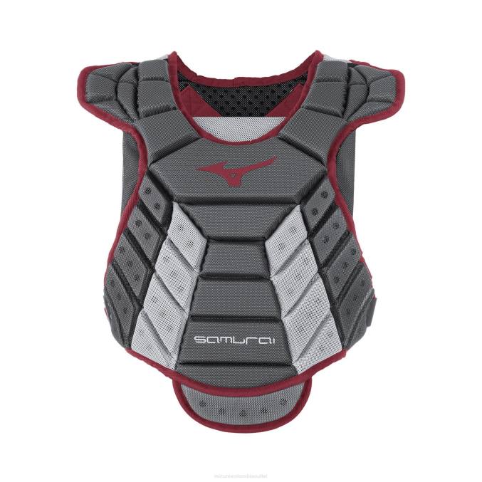 mizuno_protector_de_pecho_samurai_fastpitch_softball_14_mujer_accesorios_granate_gris9168_668f1809.jpg Mizuno protector de pecho samurai fastpitch softball 14'' mujer accesorios granate gris(9168) 668F1809 - Image 1