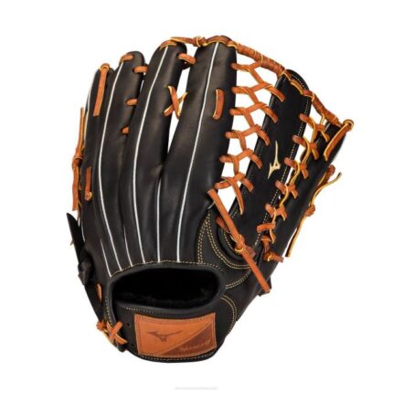 Mizuno select 9 outfield guante de beisbol 12.5" unisexo accesorios negro-marrón (f980) 668F978