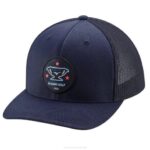 Mizuno sombrero de golf con parche de victoria unisexo accesorios azul marino (5151) 668F409