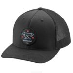 Mizuno sombrero de golf con parche de victoria unisexo accesorios negro (9090) 668F408
